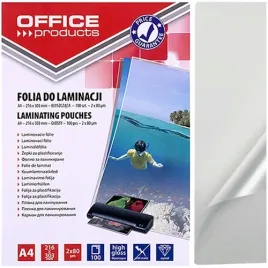 folia-do-laminowania-blyszczaca-a4-office-products-2x80mm-100-sztuk