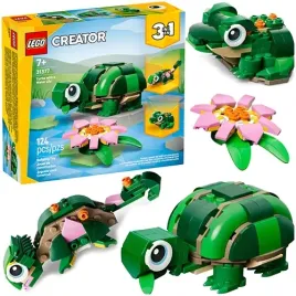 lego-creator-3w1-zolwik-z-lilia-zabka-kameleon-klocki-124-elementy-31377