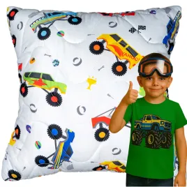 poduszka-30x30-jasiek-dla-dziecka-do-spania-antyalergiczna-monster-truck-pl
