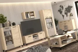 meble-miges-1-pokojowe-witryna-komoda-rtv-polka-regal-dab-endgrain-beton