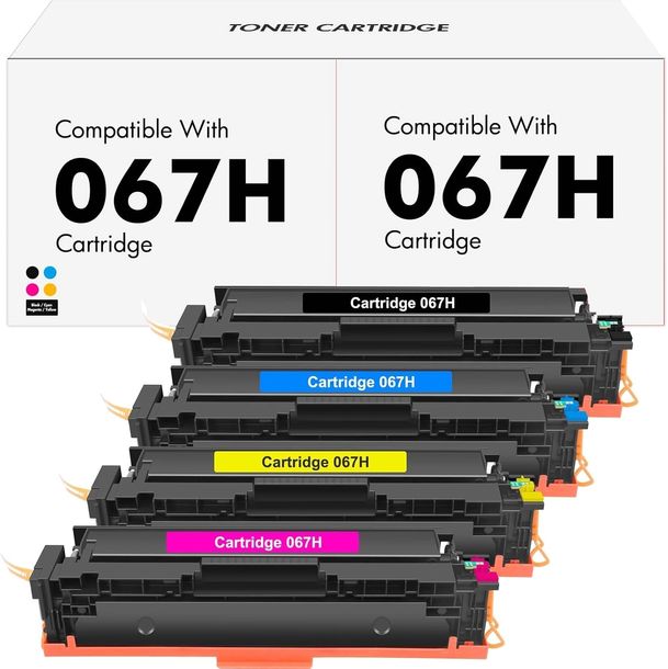 4x Toner do Canon i-SENSYS MF657Cdw MF655Cw MF655Cdw MF651Cw CRG-067H XL