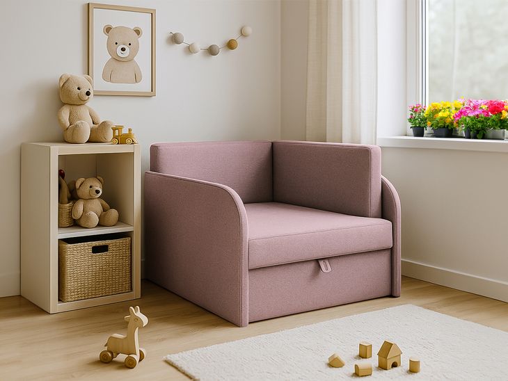 Łóżko dziecięce rozkładane z pojemnikiem Franek fotel tapczan kanapa sofa