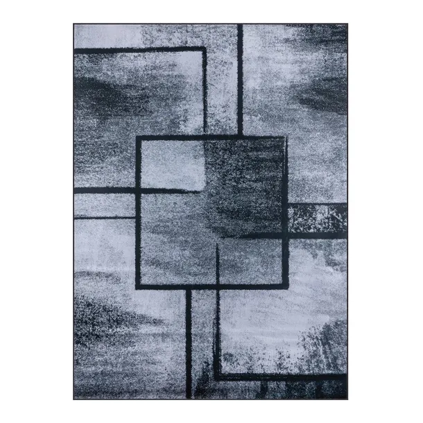 DYWAN 200X300 NOWOCZESNY SZARY ANTYPOŚLIZGOWY LOFT DO SALONU GEOMETRYCZNY