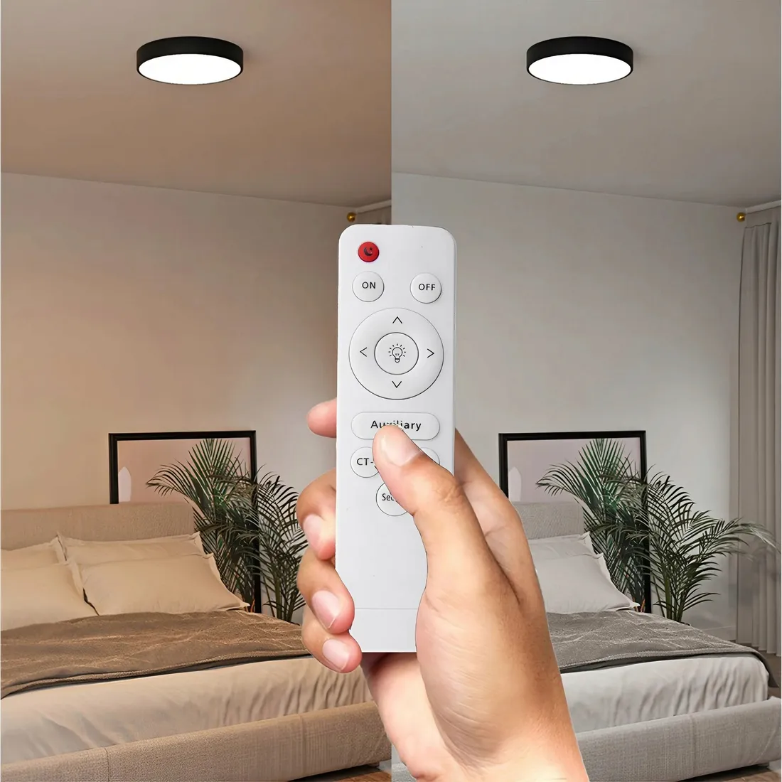 lampa-sufitowa-led-czarna-zyrandol-40-cm-plafon-okragly-pilot