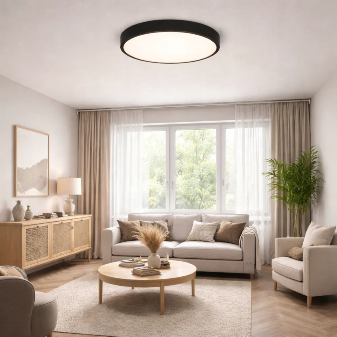 lampa-sufitowa-led-czarna-zyrandol-40-cm-plafon-okragly-pilot