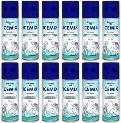 Ice Mix Sztuczny Lód W Sprayu 400Ml Zestaw 12 Szt