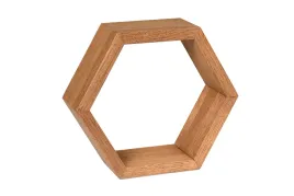 polka-debowa-heksagon-plaster-miodu-1szt-kawa