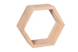 polka-debowa-heksagon-plaster-miodu-1szt-bielony