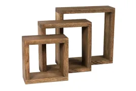polka-debowa-cube-zestaw-3-sztuk-wenge