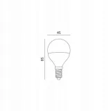 led-mb-45w-e14-4000k-stan-nowy