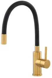 ferro-zumba-inox-gold-bateria-zlew-elast-wyl-czarna-stal