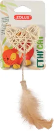 zolux-zabawka-dla-kota-ethicat-serce-z-rattanu-i-piorka-27-cm-580764