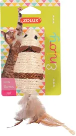 zolux-zabawka-dla-kota-myszka-sizal-z-piorkami-20-cm-580714