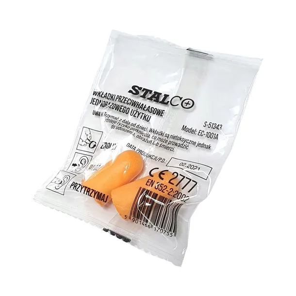 stalco-stopery-pomaranczowe-plug-s-51343-typ-wkladki-zatyczki-douszne