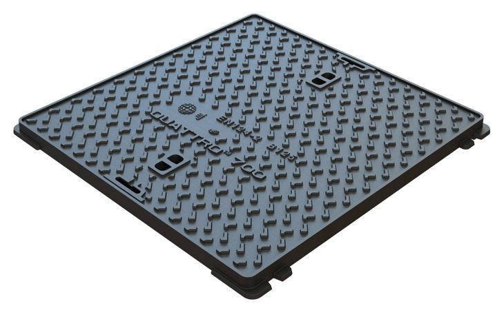 WŁAZ ŻELIWNY CHODNIKOWY Pokrywa Rewizyjna 600x600 klasa B125 (HY60)
