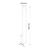kinkiet-scienny-glam-1xg9-czarny-dlugosc-wysokosc-50-cm