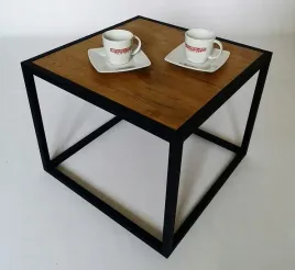 stolik-kawowy-40x40x40-loft-alu-dab-wybor-plyty-blat-wpuszczany