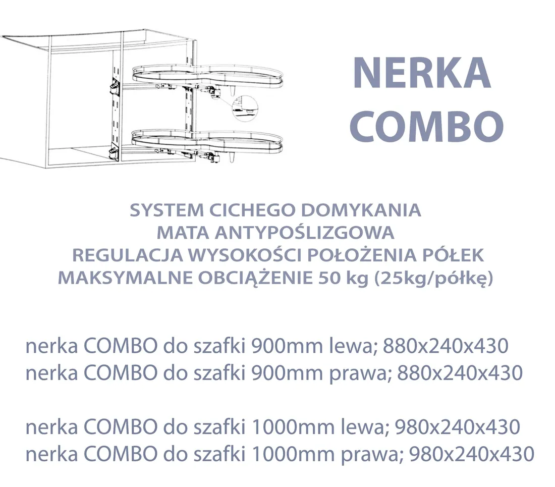 polki-narozne-nerka-lewa-90-cm-front-45-cm-stan-nowy