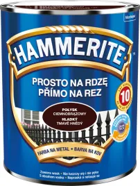 hammerite-gladki-ciemnobrazowy-0-7l