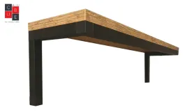 polka-pablo-90-cm-industrial-loft-czarny-mozliwosc-wyboru-koloru-plyty