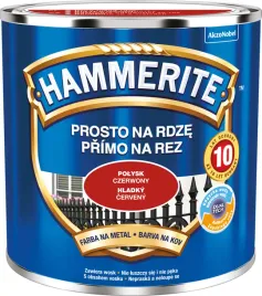 hammerite-gladki-czerwony-0-25l