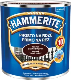 hammerite-gladki-ciemnobrazowy-0-25l