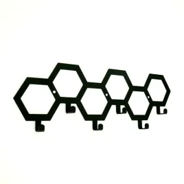 hexagon-30-cm-wieszak-scienny-na-klucze-i-ubrania