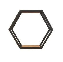 polka-scienna-wiszaca-loft-industrialna-alu-cube-hexagon-30x30