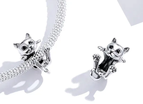 charms-srebrny-kot