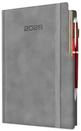kalendarz-ksiazkowy-a5-dzienny-2026-biznes-planer-szary