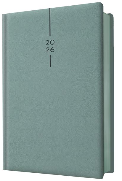 KALENDARZ KSIĄŻKOWY A5 DZIENNY 2026 BIZNES PLANER PASTELOWY