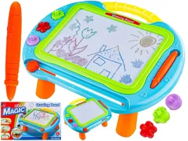 tablica-edukacyjna-magnetyczna-2w1-znikopis-stolik-pisak-stempelki