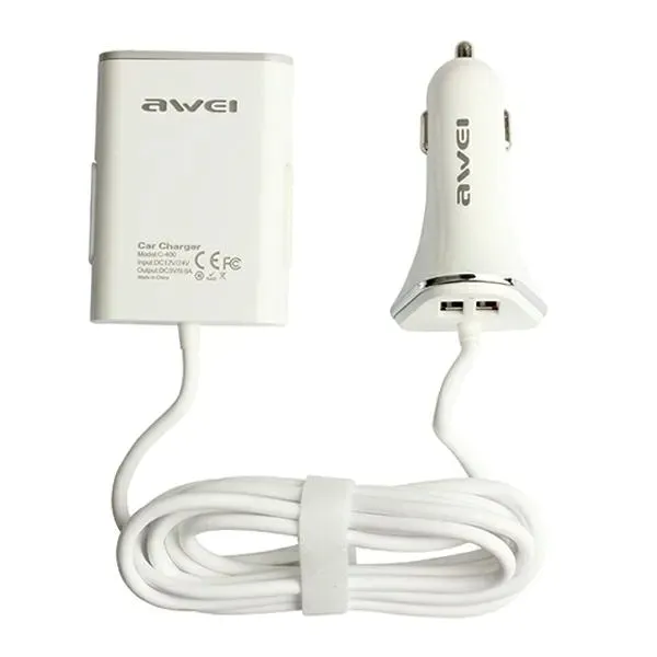 awei-lad-sam-c-400-9-6a-4xusb-high-speed-bialy-white