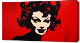 obraz-90x50cm-czerwona-diablica
