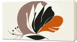 obraz-90x50cm-elegancja-roslinna