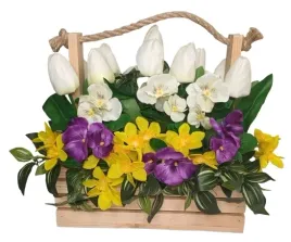 kwiaty-w-skrzynce-dekoracja-wielkanoc-flowerbox-drewno-ozdoba-wiosenne