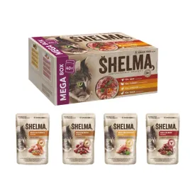 40-x-mokra-karma-dla-kota-shelma-mega-box-fileciki-mix-4-smaki-85g-bez-zboz