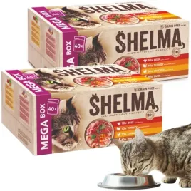 80-x-mokra-karma-dla-kota-shelma-mega-box-fileciki-mix-4-smaki-85g-bez-zboz
