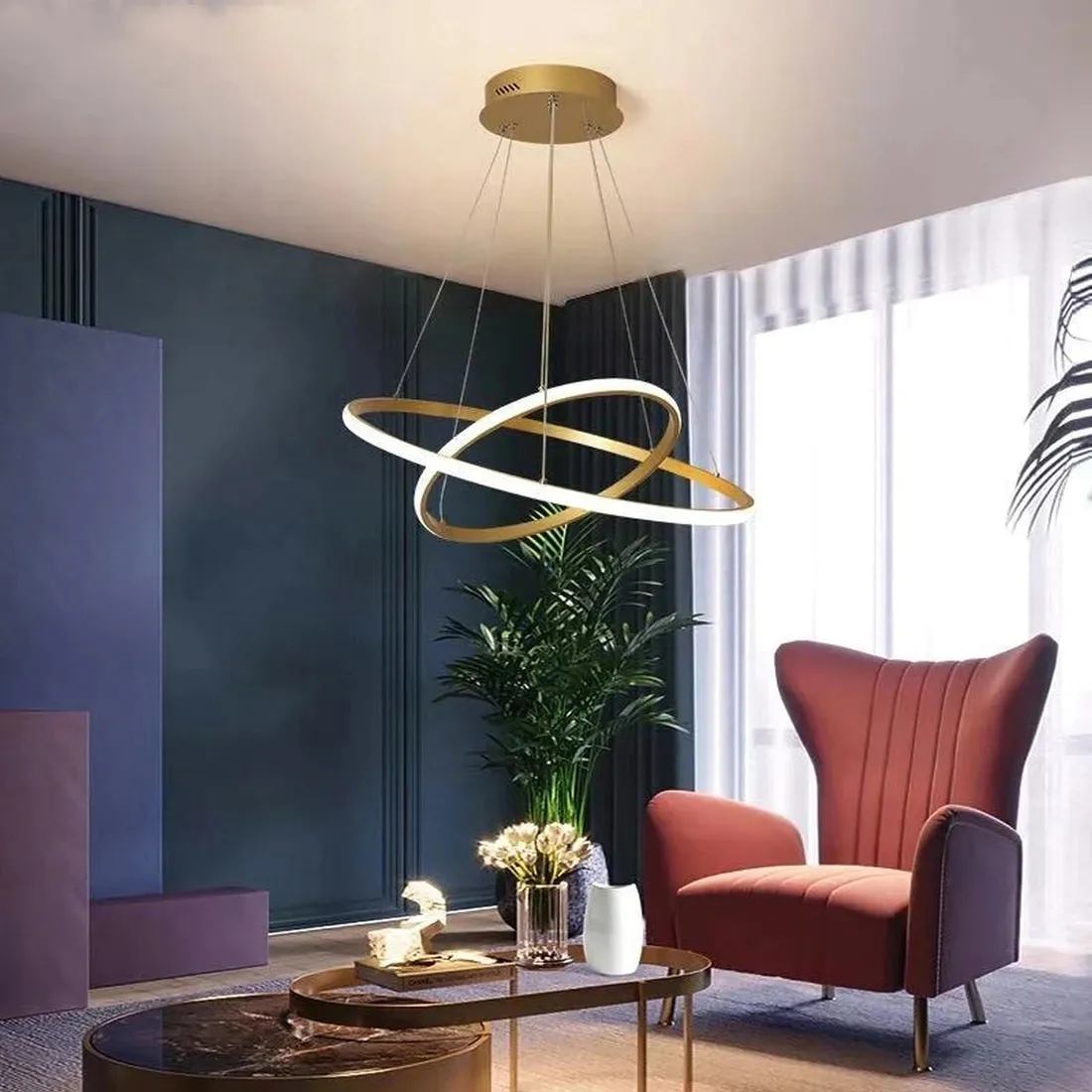 lampa-sufitowa-led-wiszaca-zyrandol-2-ring-kregi-z-pilotem-zlota-40cm