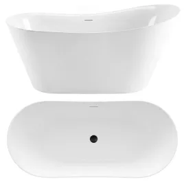 wanna-wolnostojaca-akrylowa-rea-lusso-slim-odplyw-na-srodku-175-x-74-cm