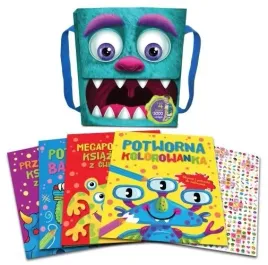 plecaczek-potwor-4-ksiazeczki-z-naklejkami-50percent