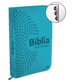 biblia-dla-kobiet-oprawa-na-suwak-paginator-zlocone-brzegi-kartek-turkusowa