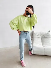 bluza-damska-velvora-olavoga-limonka-m