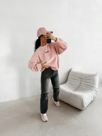 bluza-damska-velvora-olavoga-pudrowy-roz-m