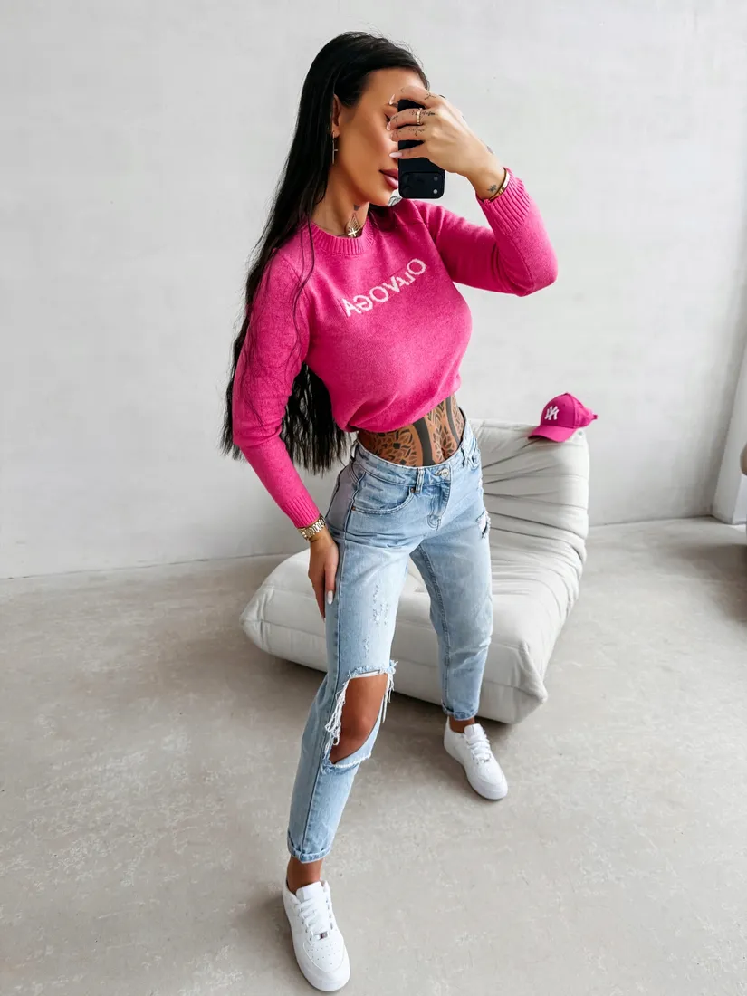 sweter-damski-zaio-olavoga-amarant-m-stan-nowy