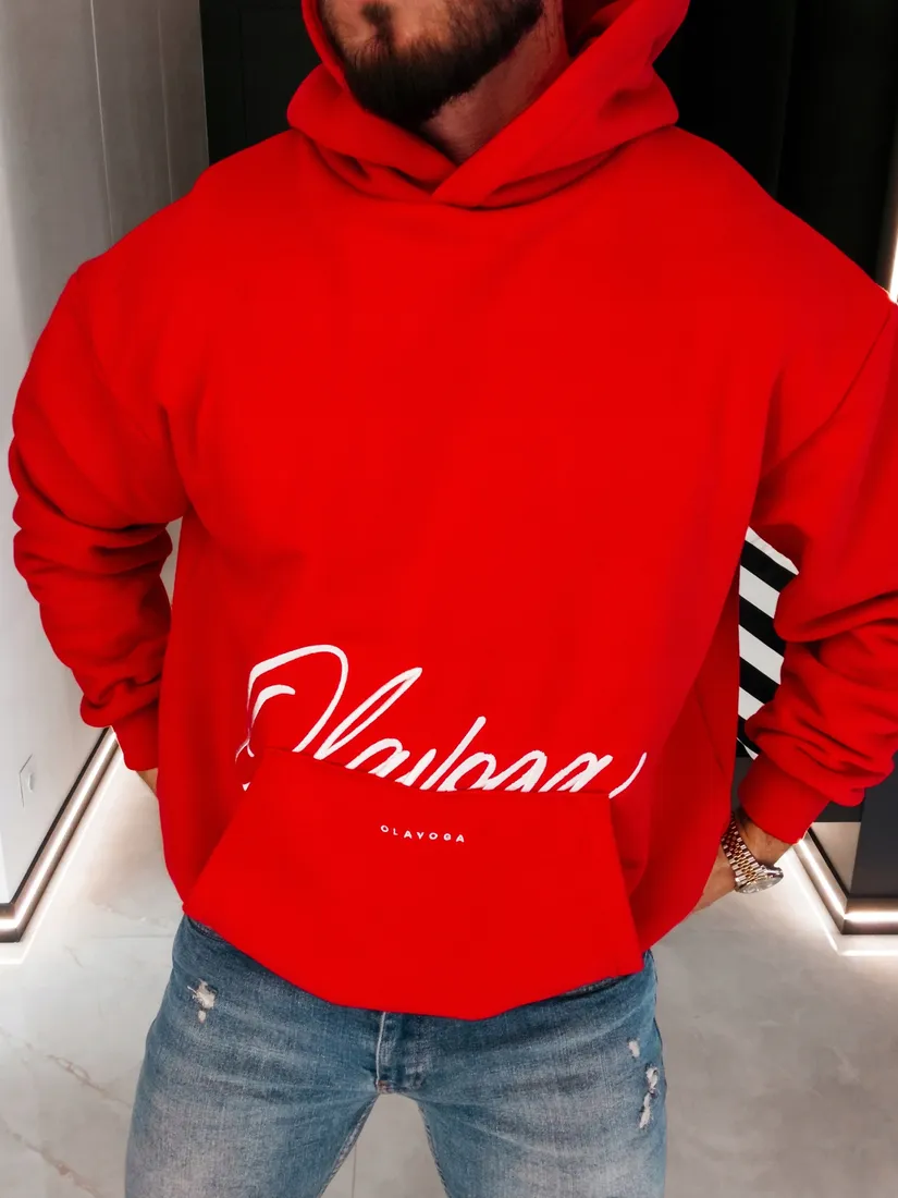 bluza-meska-olavoga-ground-czerwony-m-stan-nowy