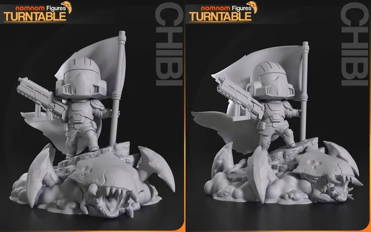 chibi-figurka-helldiver-nomnom-figures-druk-3d-14k-prezent-stan-nowy