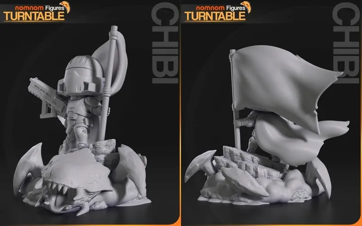 chibi-figurka-helldiver-nomnom-figures-druk-3d-14k-prezent-wysokosc-produktu-8-cm