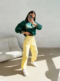 spodnie-damskie-sira-olavoga-zolty-s