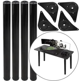 noga-meblowa-do-stolu-biurka-fi-60mm-regulowana-czarna-820-mm